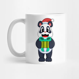 Panda Christmas Santa hat Mug